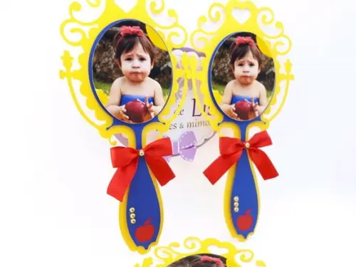 Espelho Branca de Neve em Scrap