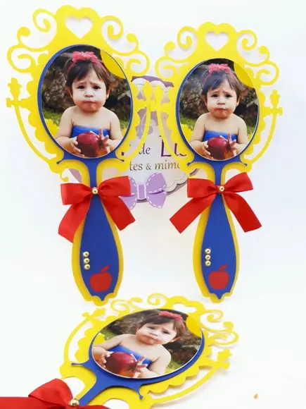 Espelho Branca de Neve em Scrap