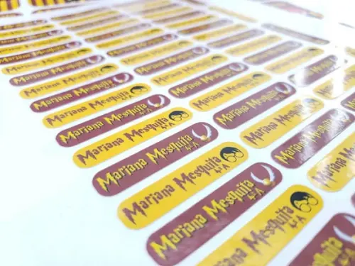 Etiqueta Escolar Lápis Harry Potter 50 Unidades