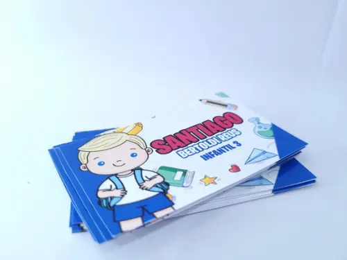 Etiqueta Escolar para Cadernos e Livros Loiro 20 Unidades