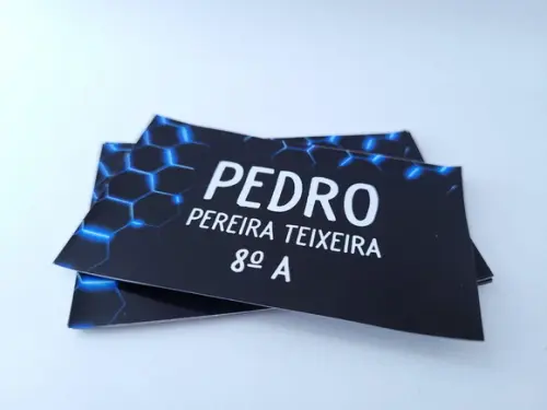 Etiqueta Escolar para Cadernos Neutra Tecnologia 20 Unidades