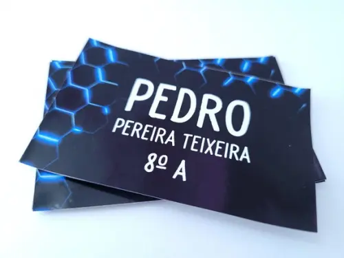 Etiqueta Escolar para Cadernos Neutra Tecnologia 20 Unidades