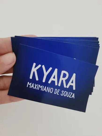 Etiqueta Escolar para Cadernos Neutra Azul 20 Unidades