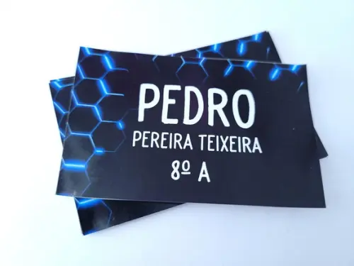 Etiqueta Escolar para Cadernos Neutra Tecnologia 20 Unidades