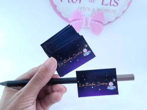 Etiqueta Escolar para Lápis Tema Universo Teen Personalizada
