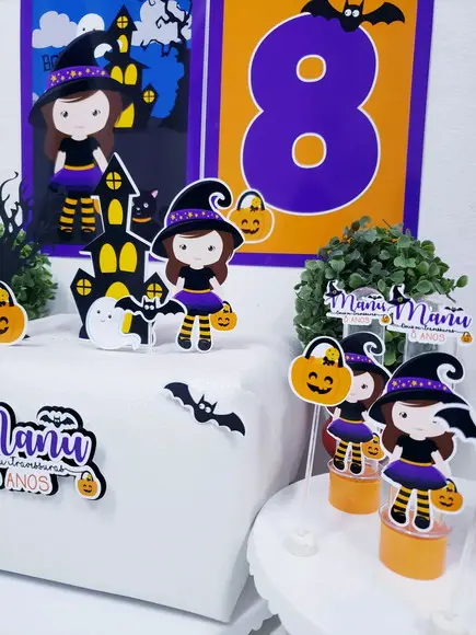 Festa em Casa Halloween Kit Personalizado