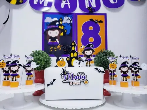 Festa em Casa Halloween Kit Personalizado