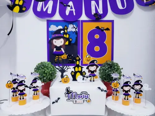 Festa em Casa Halloween Kit Personalizado