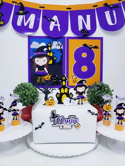 Festa em Casa Halloween Kit Personalizado