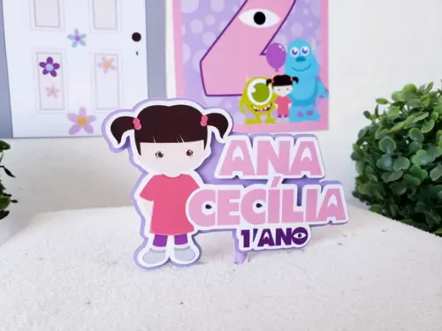 Festa em Casa Monstros Sa Topo Bandeirola e Impressos