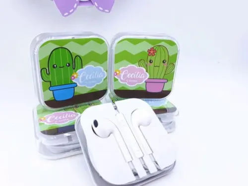 Fone de Ouvido Cactos na Caixinha