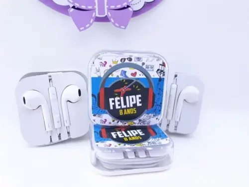 Fone de Ouvido Rock na Caixinha