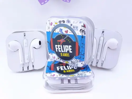 Fone de Ouvido Rock na Caixinha