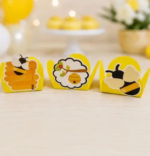 Forminha Abelhinha para Docinhos Personalizados Festa 20unid