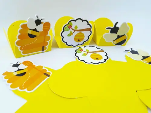 Forminha Abelhinha para Docinhos Personalizados Festa 20unid