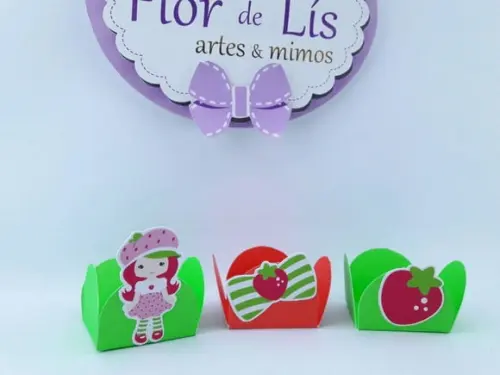 Forminha de Doces - Moranguinho 20 Unid