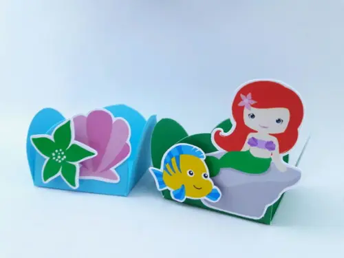 Forminha de Doces - Pequena Sereia Ariel