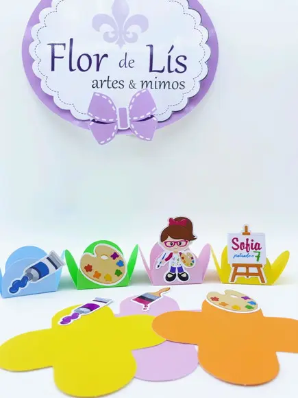 Forminha de Doces Pintando o Sete Festa Pintura 20 Unidades