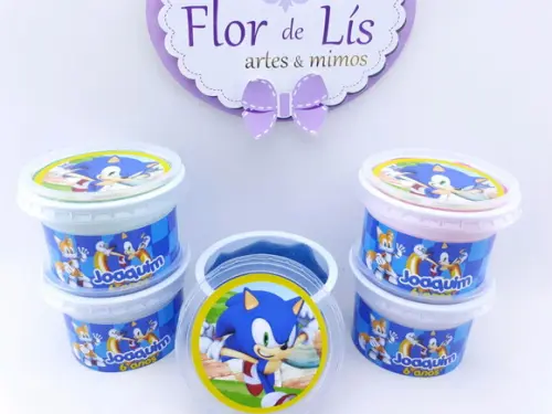 Geleca Lembrancinha Sonic