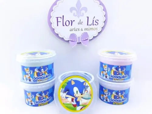 Geleca Lembrancinha Sonic