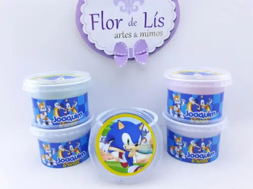 Geleca Lembrancinha Sonic