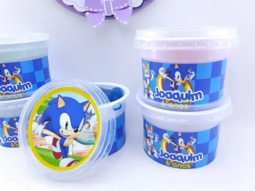 Geleca Lembrancinha Sonic