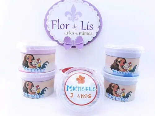 Geleca Moana Desenho Cute Lembrancinha