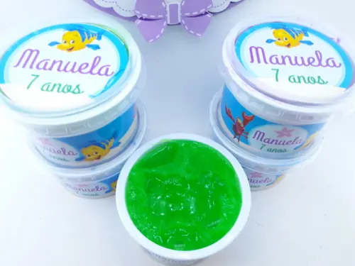 Geleca Pequena Sereia Ariel