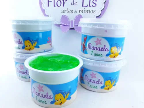 Geleca Pequena Sereia Ariel