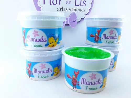 Geleca Pequena Sereia Ariel