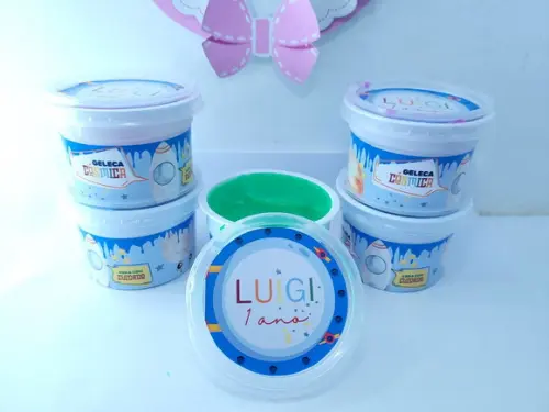 Geleca Personalizada Cósmica Astronauta Lembrancinha