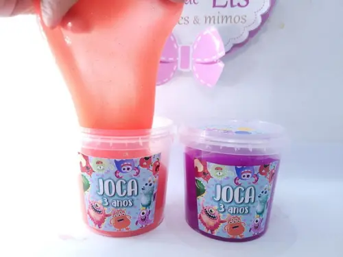 Geleca Personalizada Festa dos Monstrinhos Cute Pote 180gr