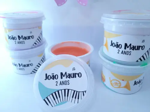 Geleca Personalizada Festa Música Lembrancinha