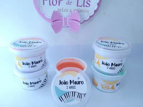 Geleca Personalizada Festa Música Lembrancinha