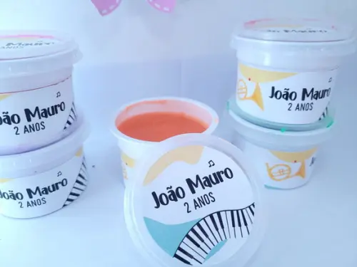Geleca Personalizada Festa Música Lembrancinha