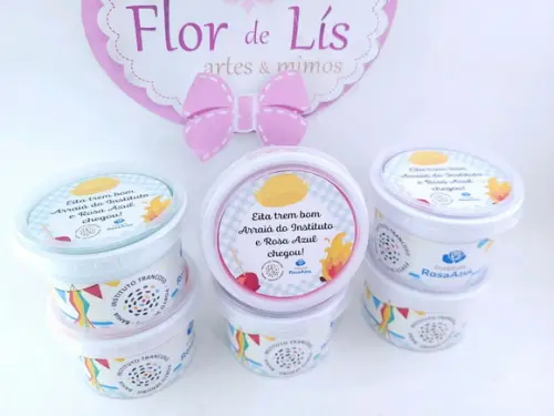 Geleca Personalizada Festa Junina Lembrancinha Prenda Arraiá
