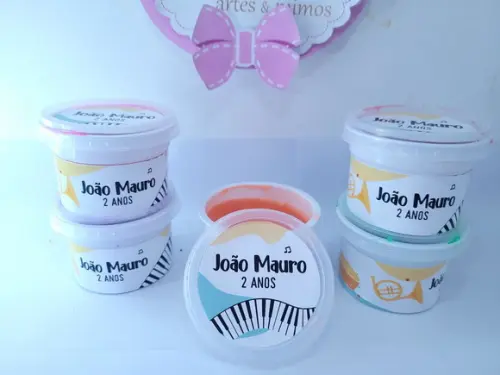 Geleca Personalizada Festa Música Lembrancinha