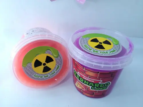 Geleca Personalizada Radioativa Lembrancinha Pote 180gr