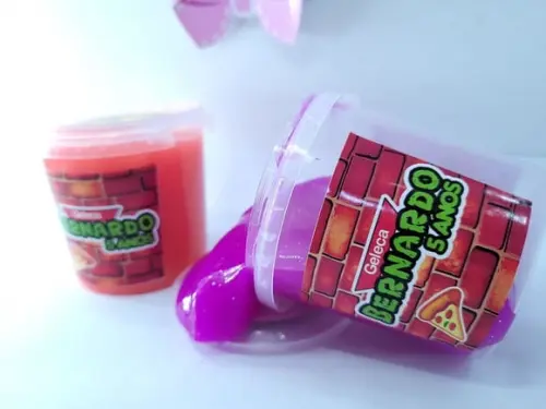 Geleca Personalizada Radioativa Lembrancinha Pote 180gr