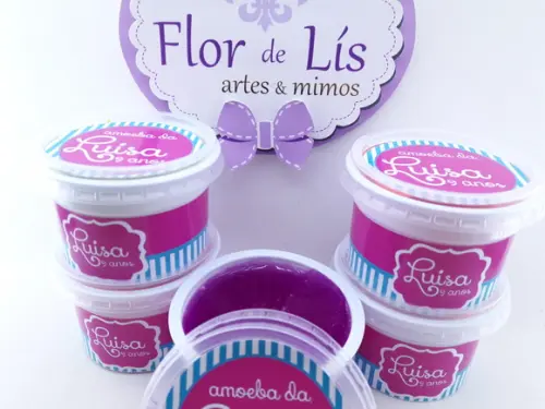Geleca Turquesa e Pink