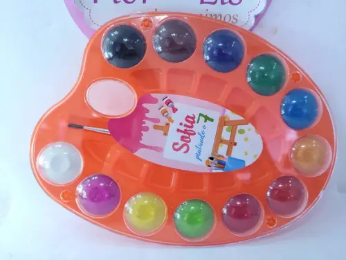 Godê Kit de Tintas Aquarela Pintando o Sete Lembrancinha