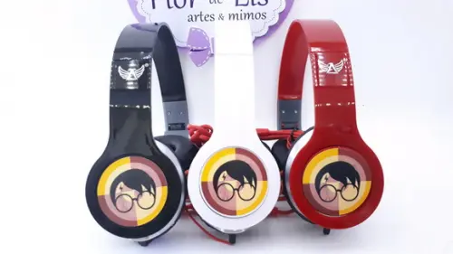 Headphone Fone de Ouvido Harry Potter com Caixa