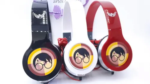 Headphone Fone de Ouvido Harry Potter com Caixa