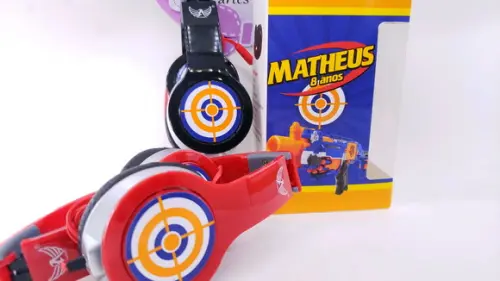 Headphone Fone de Ouvido Nerf com Caixa