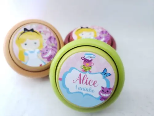 Ioiô Personalizado Alice no País das Maravilhas