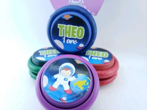 Ioiô Personalizado Astronauta Galáxia