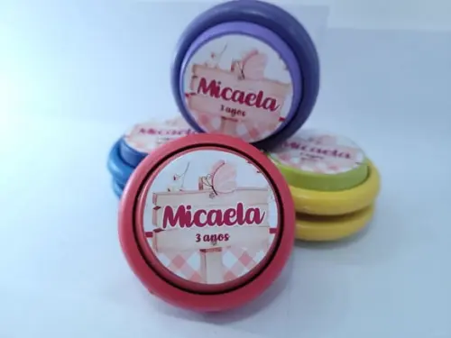 Ioiô Personalizado Borboleta Jardim Encantado Aquarela