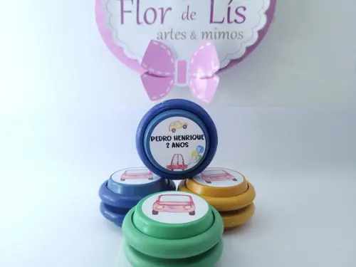 Ioiô Personalizado Carrinho Aquarela Meio de Transporte
