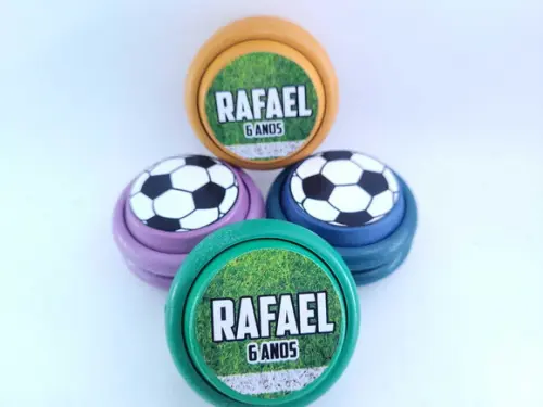 Ioiô Personalizado Festa Futebol Menino Copa do Mundo