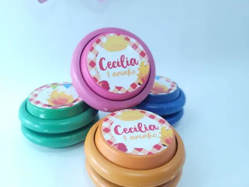 Ioiô Personalizado Festa Junina Prenda Lembrancinha Arraiá